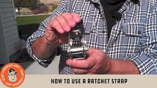 How to use a Ratchet Strap [upl. by Korff235]