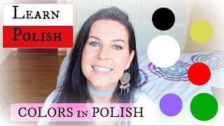 POLISH  How to say COLORS  ItsEwelina [upl. by Delwin]