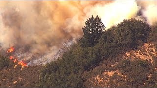 California wildfire prompts mandatory evacuations – WATCH LIVE [upl. by Vashtia]