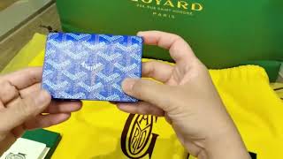 GOYARD Malesherbes card case  GOYARD London [upl. by Alleiram691]