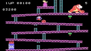 Donkey Kong  ColecoVision  Best Arcade Games on Home Consoles 1982 [upl. by Aztin922]