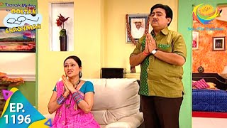 Taarak Mehta Ka Ooltah Chashmah  Episode 1196  Full Episode [upl. by Dara]