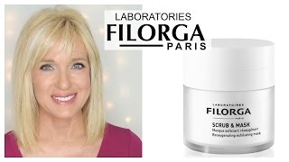 Filorga Scrub amp Mask Demo and Review AntiAging Dual Action [upl. by Arratahs718]