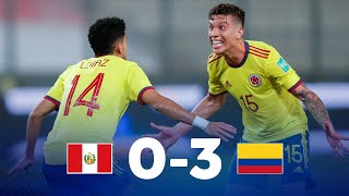 Eliminatorias Sudamericanas  Perú vs Colombia  Fecha 7 [upl. by Schuyler836]