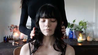 ASMR massage with reiki for relaxation and mental clarity whisper [upl. by Timothea481]