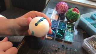 DIY Sequin Ornaments [upl. by Livvi]