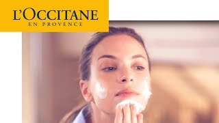 Delicate Cleanse With Immortelle Precious Foam  LOccitane [upl. by Trow]