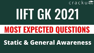 IIFT GK 2021 PDF  Most Expected Questions [upl. by Enaled724]