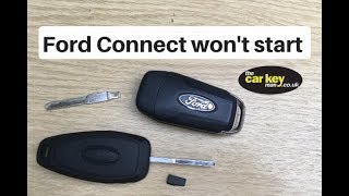 Ford Transit Connect 2018 Wont start Lost chip Key Problem [upl. by Silsbye]