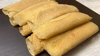 পাটিসাপটা পিঠা  Easy Patishapta Pitha Recipe  Bangladeshi Pitha Recipe [upl. by Ecinaej]