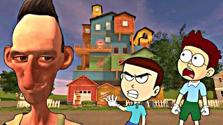 Hello Neighbor ka Chacha  Angry Neighbor Android Game  Shiva and Kanzo Gameplay [upl. by Kronick751]