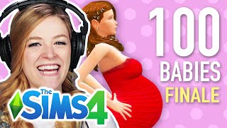 Single Girl Finishes The 100 Baby Challenge After Two Long Years In The Sims 4  FINALE [upl. by Keldon629]