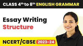 Essay Writing Structure  Essay Writing  Class 4  8 English Grammar [upl. by Thekla901]