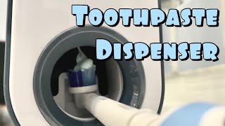 Quick amp Easy Toothpaste Dispenser Review [upl. by Odlawso]