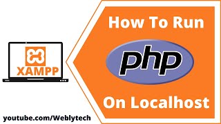 How to run PHP file on localhost XAMPP  open php file in browser [upl. by Ardehs]