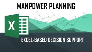 DSS  Manpower Planning Using MS Excel Solver Tool [upl. by Shiff382]