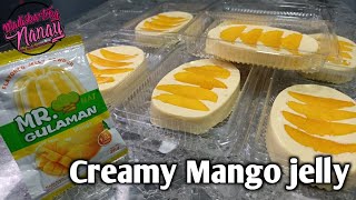 Creamy Mango jelly by mhelchoice Madiskarteng Nanay [upl. by Laehplar505]