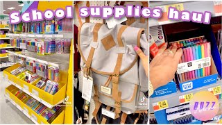 SCHOOL SUPPLIES HAUL ✏️📚  Back To School  2021 [upl. by Eimoan]