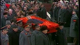 HD Soviet Leader Leonid Brezhnev Funeral Похороны Брежнева [upl. by Stubbs]