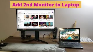 How to Connect a Second Monitor to Your Laptop [upl. by Ssepmet190]