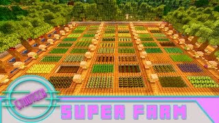 Minecraft Pams Harvest Craft Farm and Orchard Tutorial Stud Tech Reloaded Ep12 [upl. by Toffey]