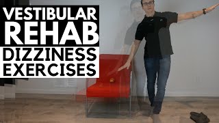 20 Dizziness Exercises For Home Vestibular Rehab  Dr Jon Saunders [upl. by Aerdnael996]