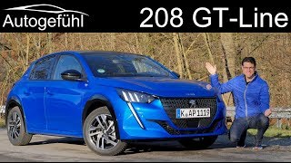 allnew Peugeot 208 GTLine FULL REVIEW PureTech 130  Autogefühl [upl. by Karrah57]