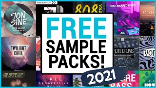 The 50 Best FREE Sample Packs in 2021 for ANY GENRE 32GB TOTAL [upl. by Lightfoot]