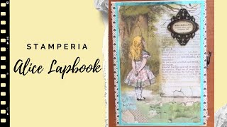 Stamperia Alice lapbook [upl. by Niwrek]