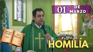 EVANGELIO DE HOY sábado 1 de marzo del 2025  Padre Arturo Cornejo [upl. by Behlke]