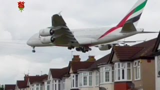 Plane Spotting Myrtle Avenue1  Landing at London Heathrow Airport ✈️ [upl. by Ayekal402]