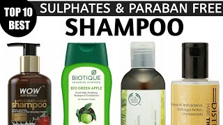 Top 10 Best Toxin Free Shampoos in India  SLS SLES PARABEN FREE SHAMPOOS [upl. by Aihsetal29]