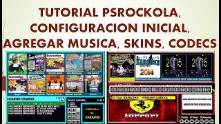 Tutorial PsRockola  Configuración Instalación de Codecs Skins [upl. by Evanthe453]