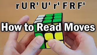 Rubiks Cube How to Read Algorithms Full Notation Guide [upl. by Valiant]