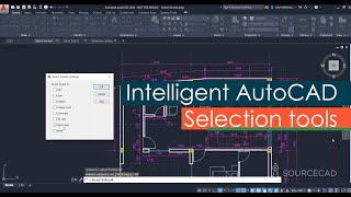 Three intelligent AutoCAD selection tools [upl. by Eellek]