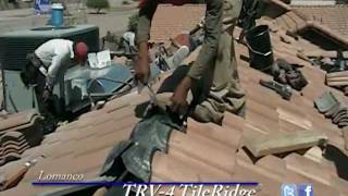 Lomanco TRV4 TileRidge  Tile Roof Ridge Vent Installation [upl. by Hollingsworth]