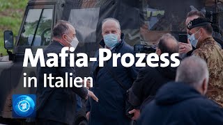 Italien Prozessauftakt gegen Ndrangheta [upl. by Lanod]