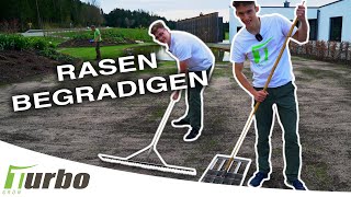 😀🌱Rasen sanden  Unebenheiten ausgleichen mit Rasensand  Turbogrün [upl. by Jo Ann329]