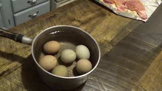 EASY PEEL Hard boiled Farm FRESH Eggs [upl. by Hcelemile]