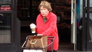 Film Icon Shirley MacLaine Makes A Malibu Grocery Run [upl. by Ahsiekram]