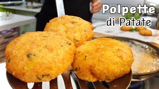 POLPETTE DI PATATE 🥔 veloci facili e sofficissime 🥔 Potatoes Meatballs [upl. by Firman]