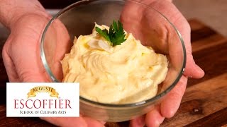 Chef Tutorial How To Make Aioli [upl. by Aremmat]