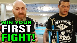 How to Win Your First Fight  The Most Important Tip For Winning Amateur Boxing Kickboxing and MMA [upl. by Yelbmik]