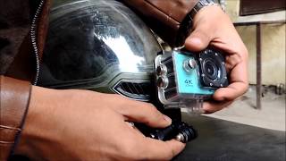 How to mount Action Cam on Helmet in 5 Minutes  Easy amp HIndi [upl. by Dorcia]