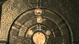 SKYRIM Puzzle Guide  Reach Water Rock amp the Two Symbol Doors [upl. by Nhoj]