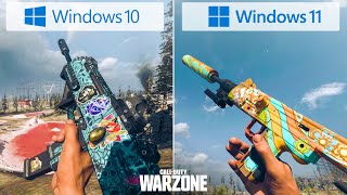 Warzone  Windows 10 vs Windows 11 Loading Time and Benchmark on M2 NVMe [upl. by Helaine]