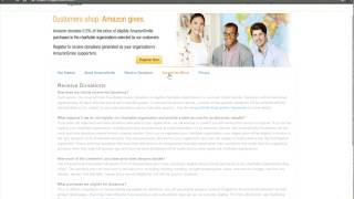 Nonprofit AmazonSmile Registration Process  Get Donations While Supporters Shop [upl. by Renaldo]