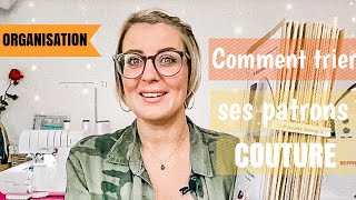 Comment organiser et ranger ses patrons de couture [upl. by Eesak]