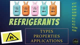 Refrigerants  Types  Properties  Applications [upl. by Jochebed]