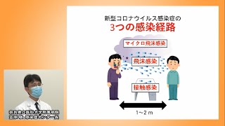 【感染症専門医が詳しく解説します】3つの感染経路とマイクロ飛沫感染を防ぐ「換気」編 [upl. by Cann384]